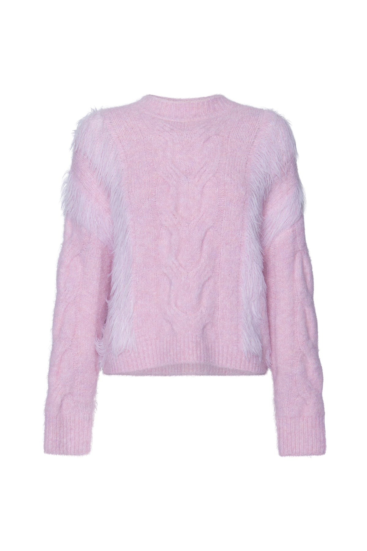 [TEST] Grace Fluffy Cable Knit Jumper