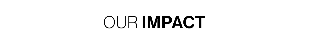 Figure of a woman walking in front of a gradient background holding a magazine, text reads "DECJUBA Future impact isn't what you say. It's what you do."