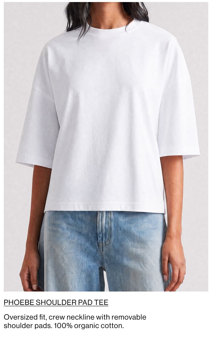 SHOP THE PHOEBE SHOULDER PAD TEE