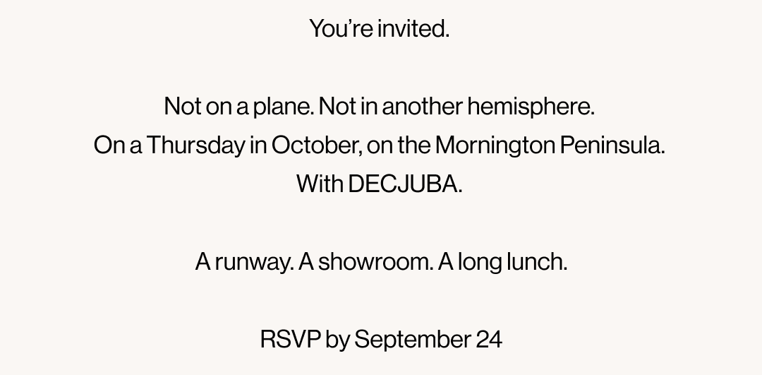 You're Invited.