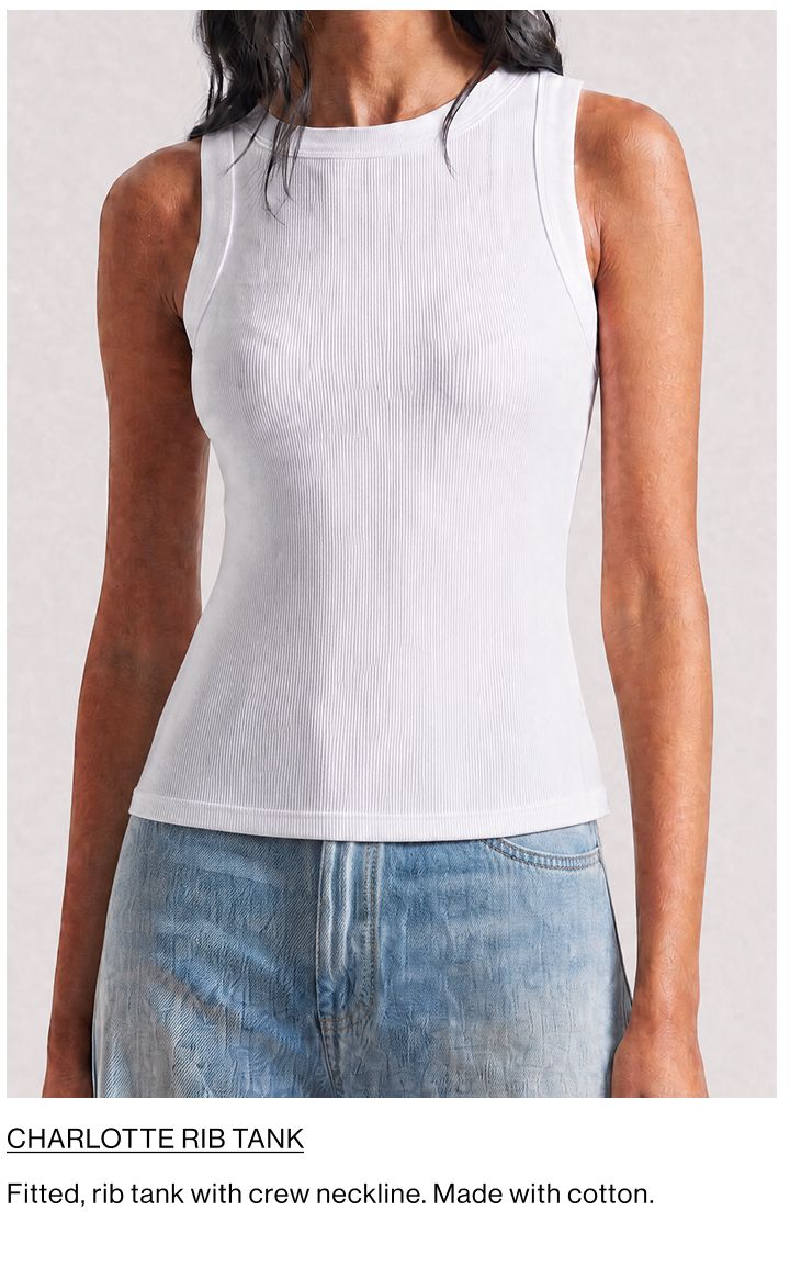 SHOP THE CHARLOTTE RIB TANK