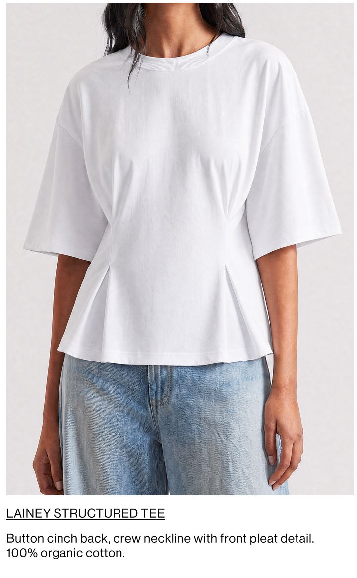 SHOP THE LAINEY STRUCTURED TEE