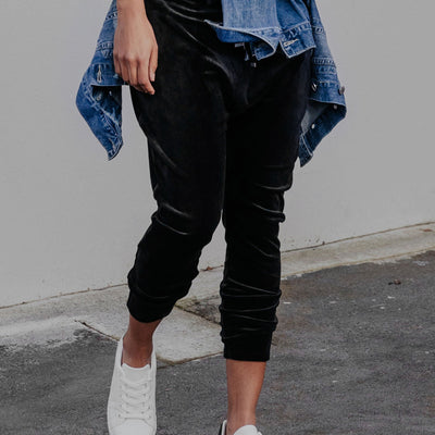 [TEST] D-Luxe Velour Track Pant