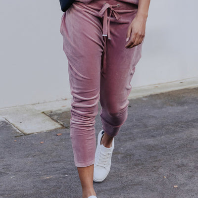 [TEST] D-Luxe Velour Track Pant