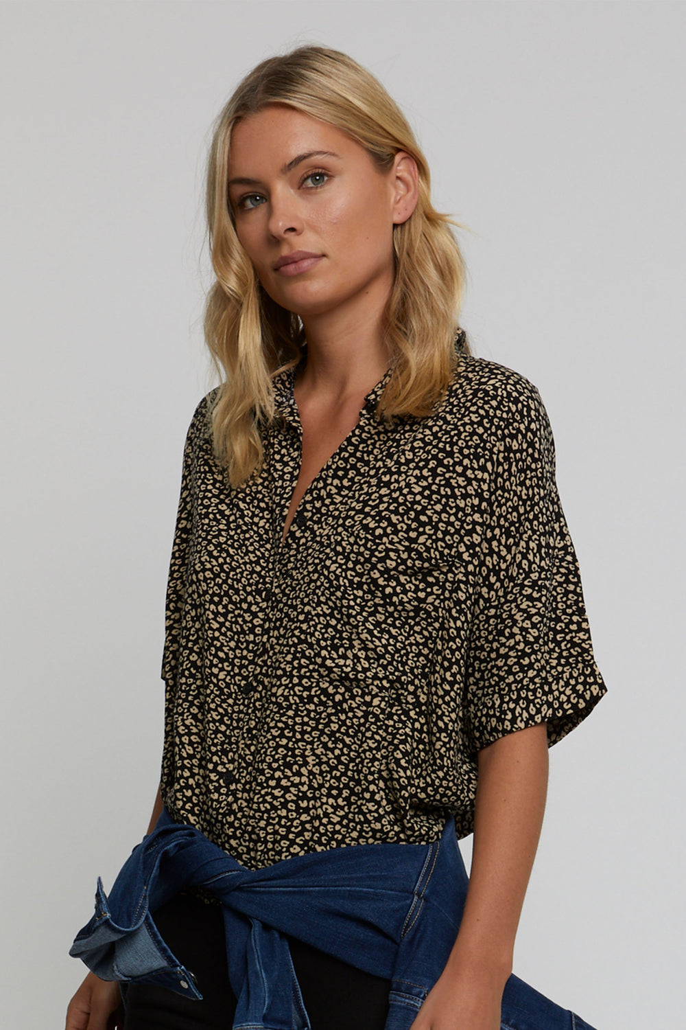 [TEST] Jade Cropped Shirt