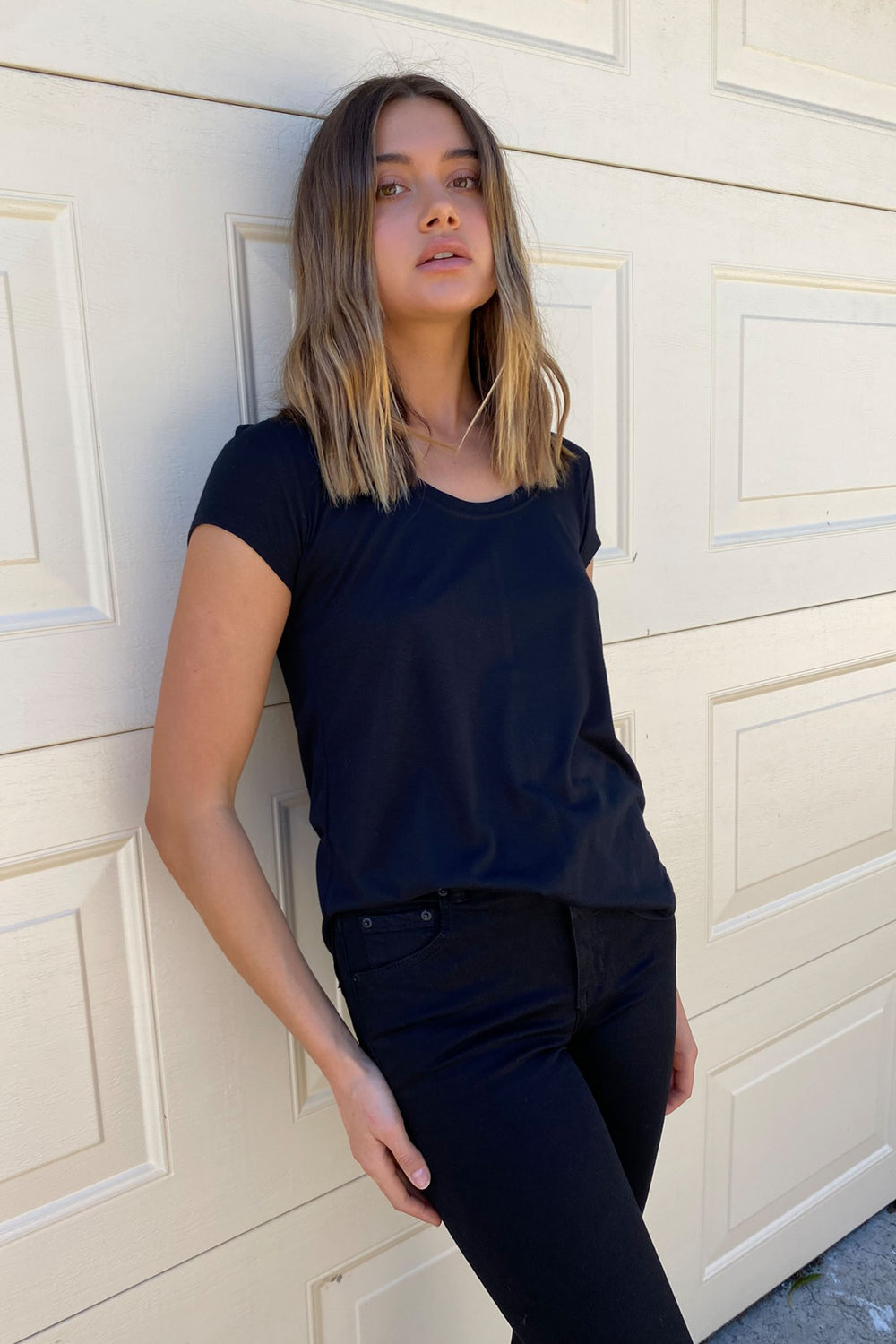 [TEST] Abbie Scoop Neck Tee