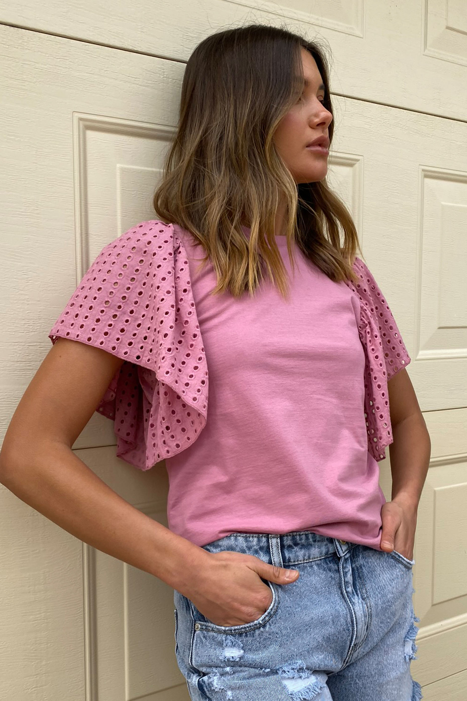 [TEST] Harlow Broderie Tee