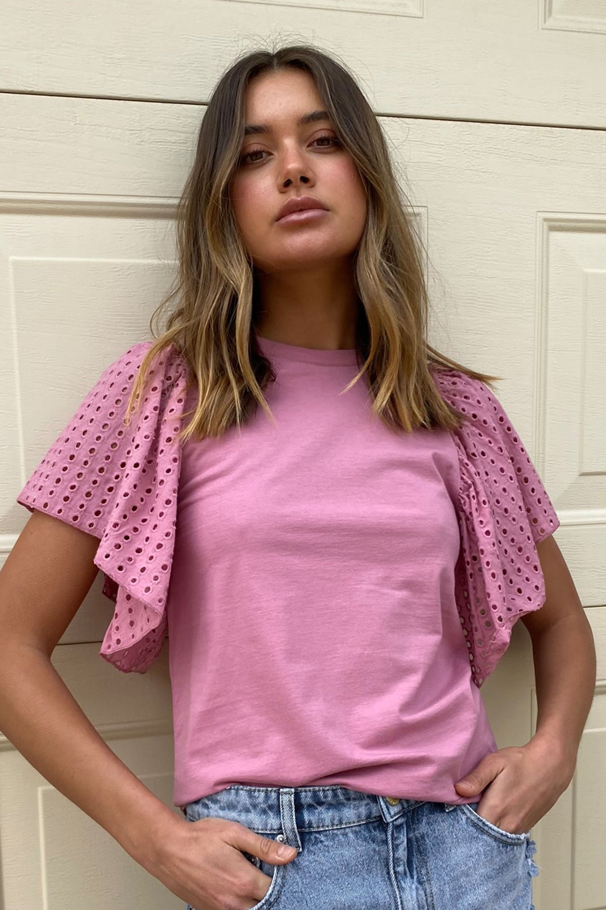 [TEST] Harlow Broderie Tee