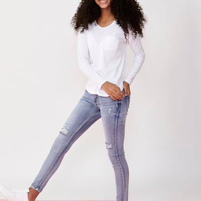 [TEST] Girls Slouch Long Sleeve Tee