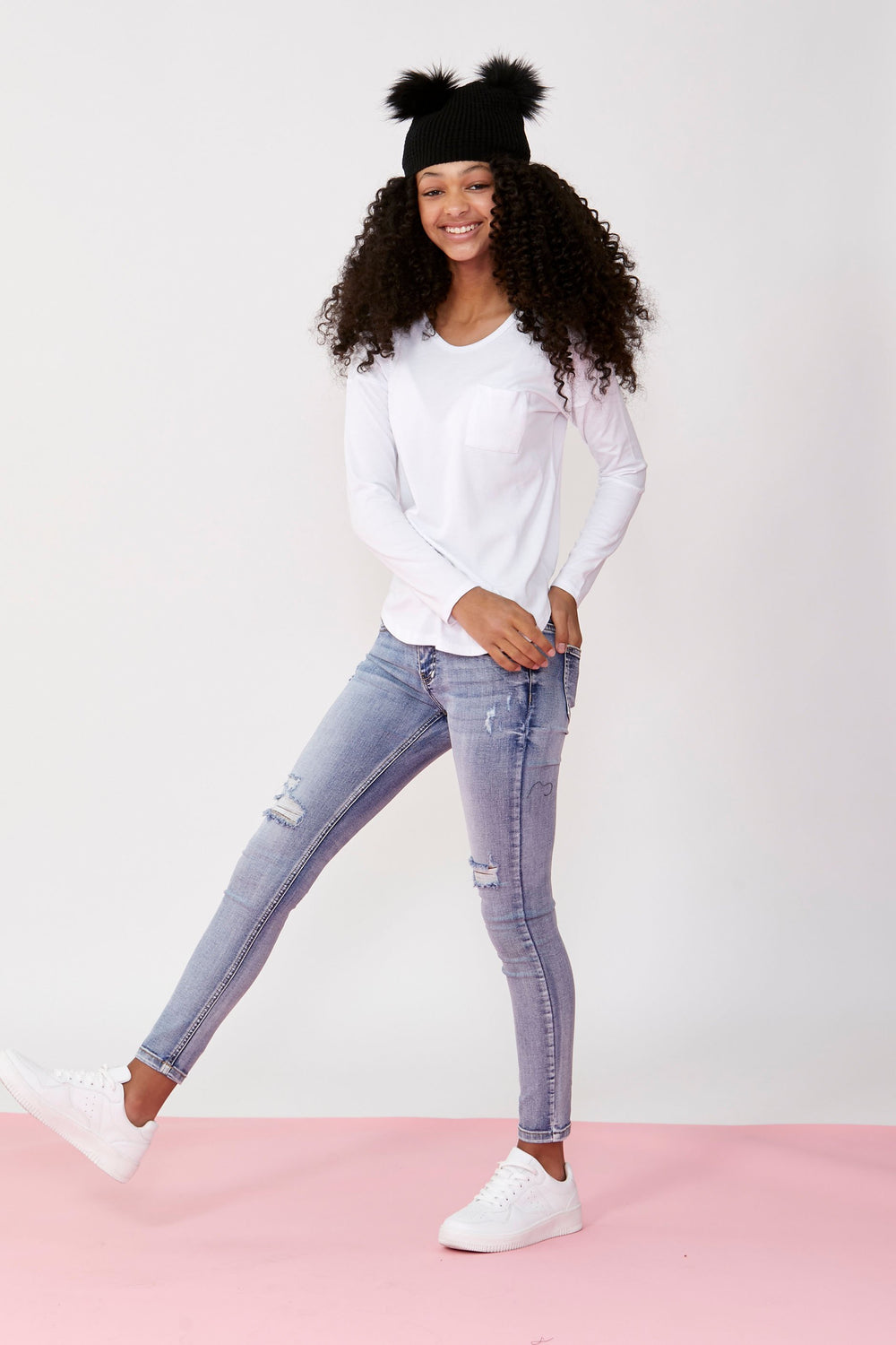 [TEST] Girls Slouch Long Sleeve Tee