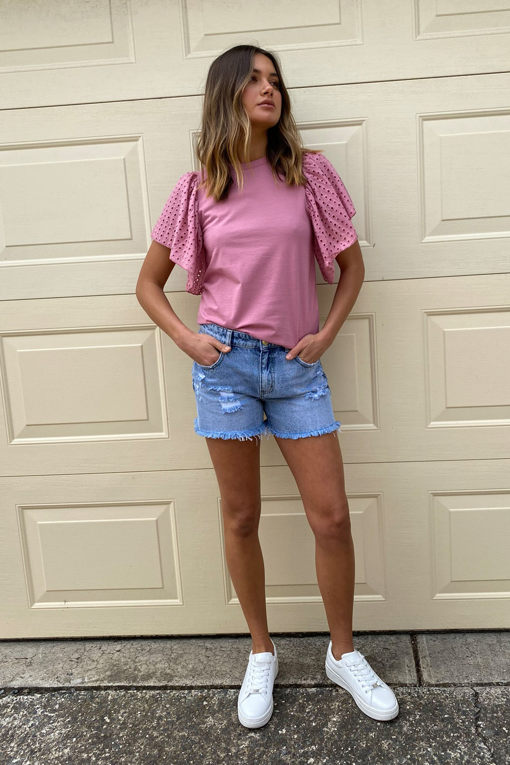 [TEST] Harlow Broderie Tee