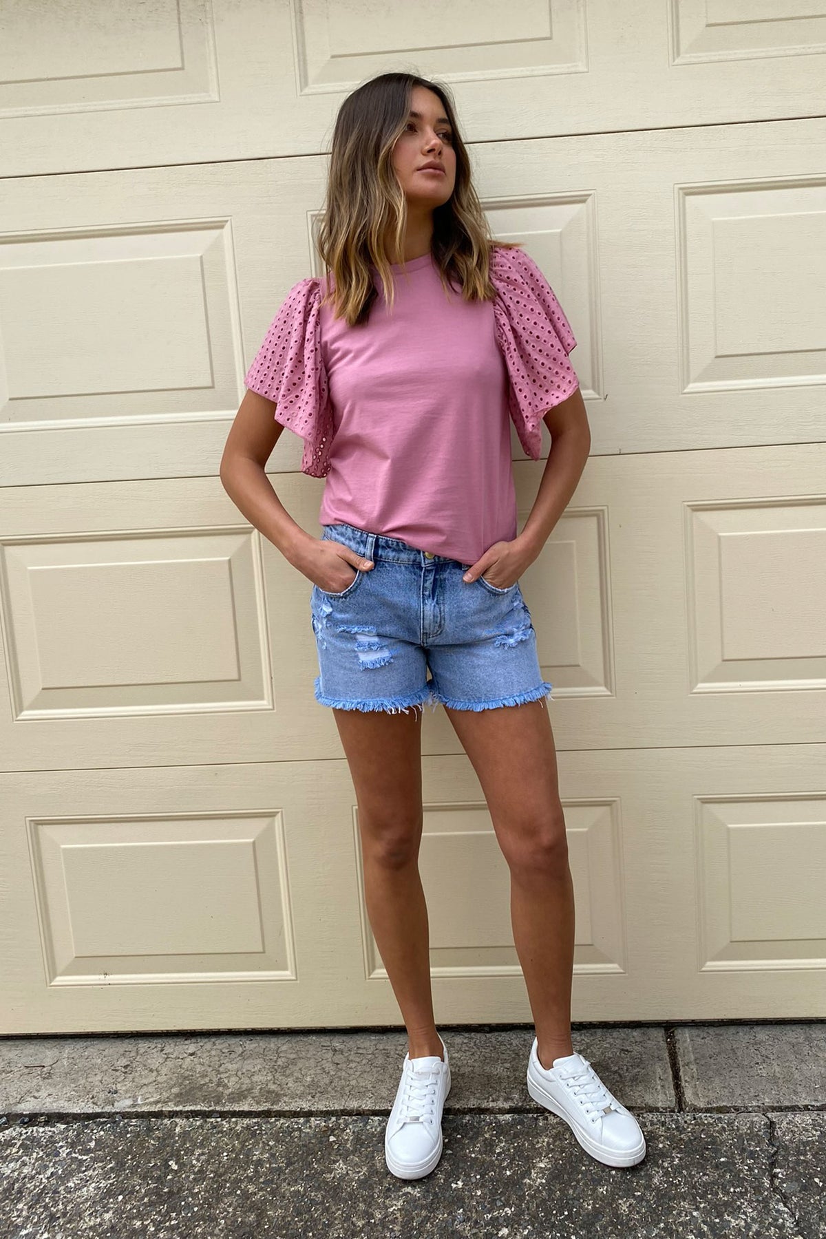 [TEST] Harlow Broderie Tee