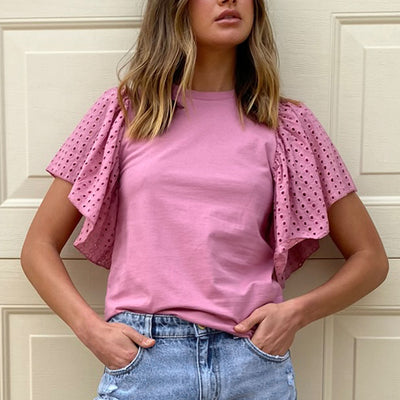 [TEST] Harlow Broderie Tee