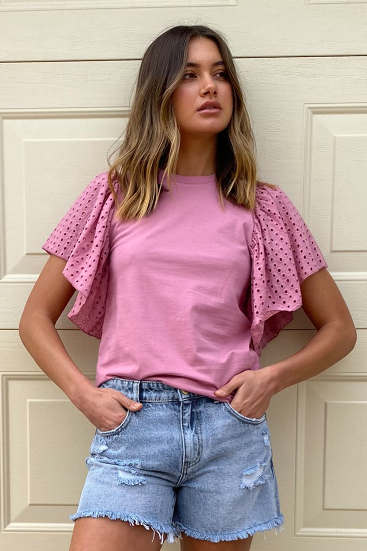 [TEST] Harlow Broderie Tee