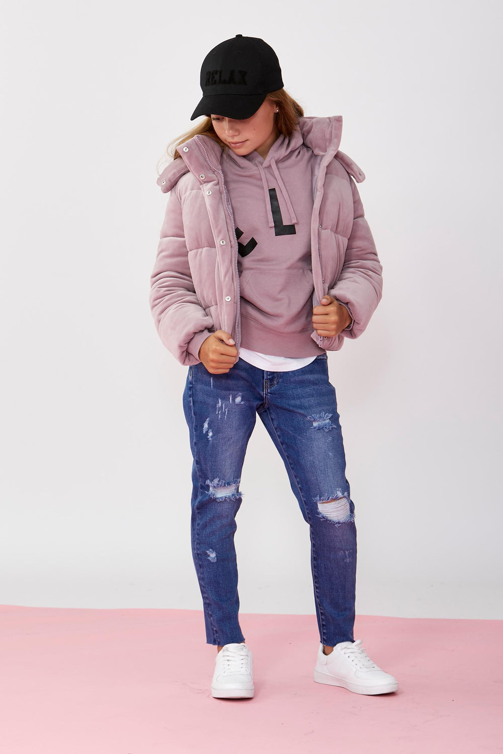 [TEST] Girls Relax Hooded Sweat