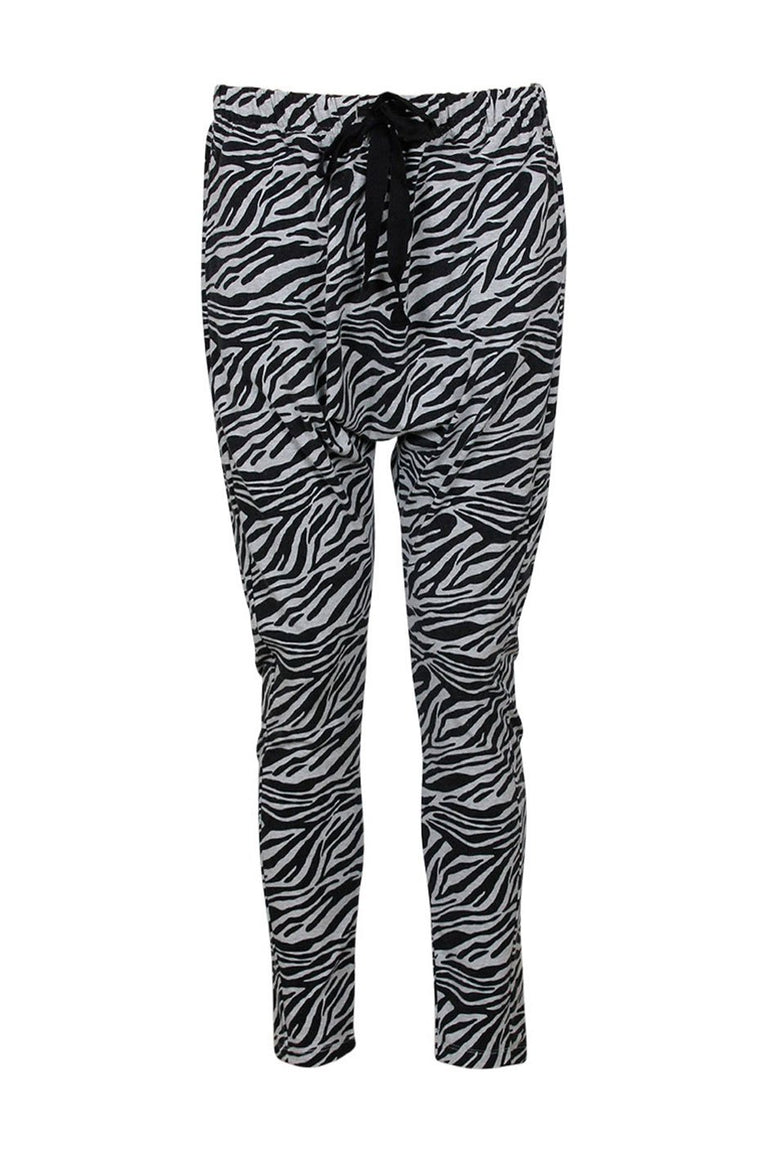 [TEST] Luxe Printed Drop Crotch Pant
