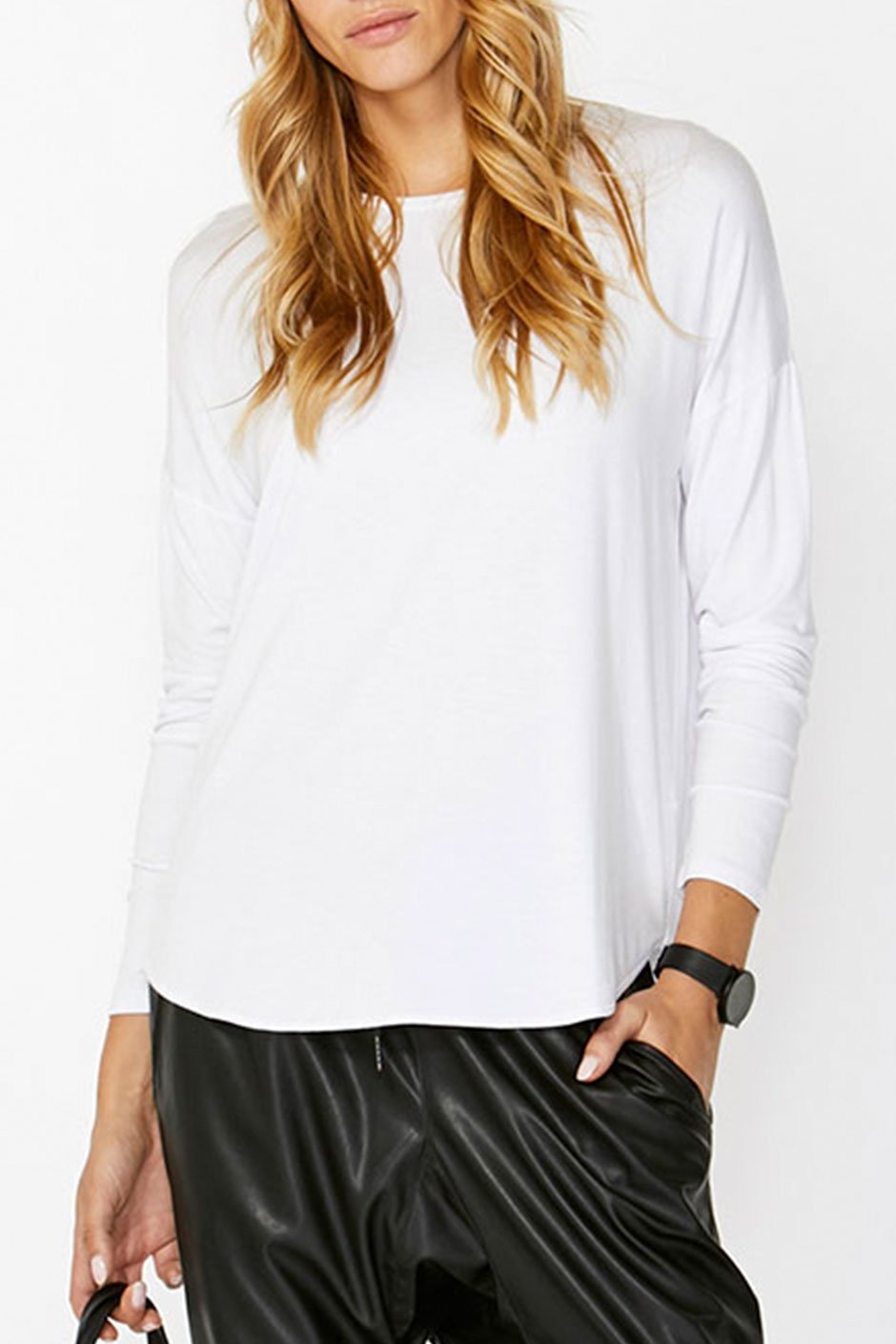 [TEST] Luxe Relaxed Long Sleeve Tee