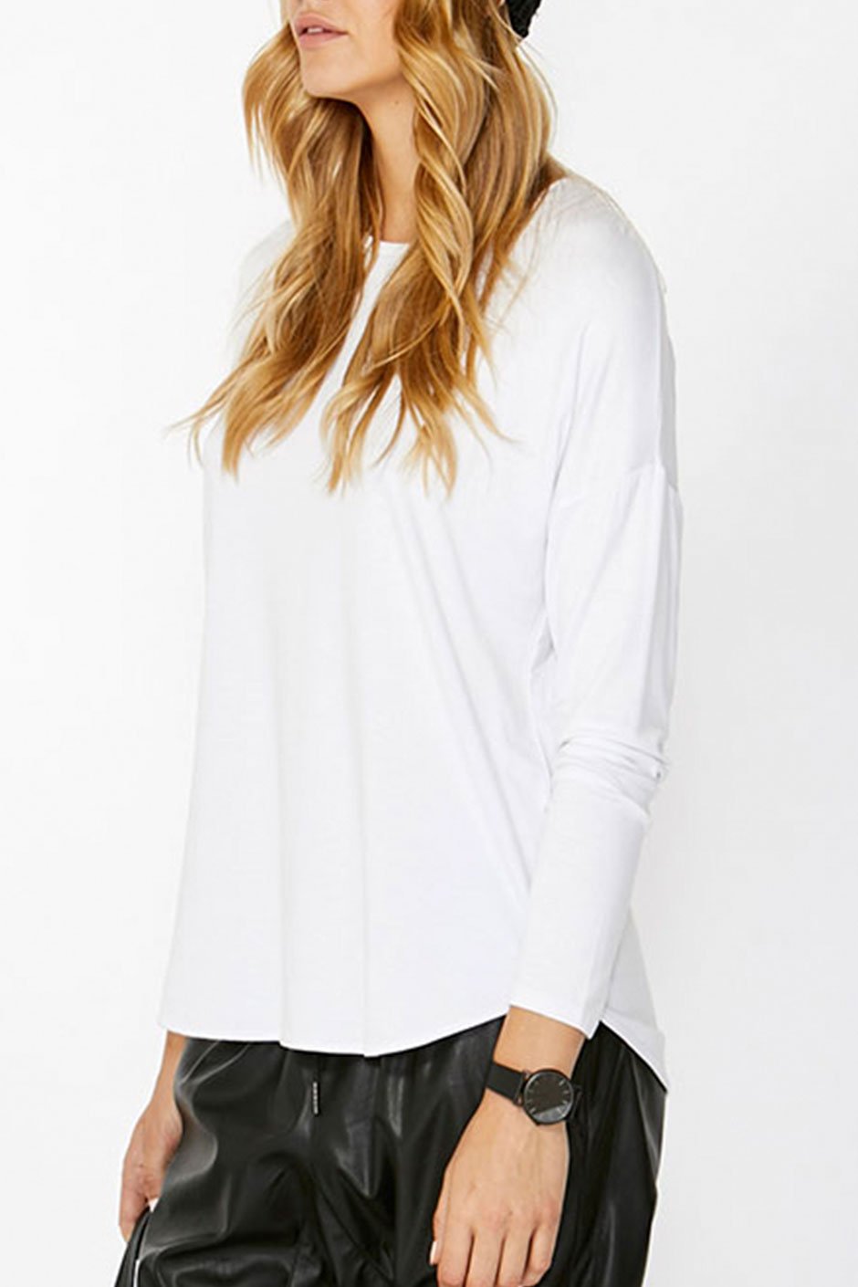 [TEST] Luxe Relaxed Long Sleeve Tee
