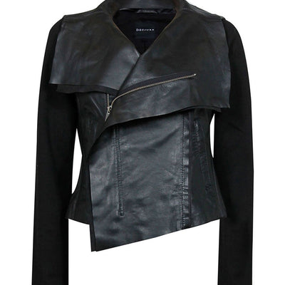 [TEST] Marli Raw Edge Leather Jacket