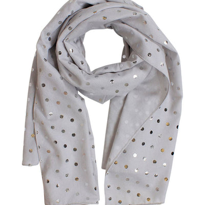 [TEST] Metallic Spot Scarf