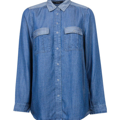 [TEST] Zoey Two Tone Chambray Shirt