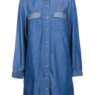 [TEST] Jacquelin Chambray Shirt Dress