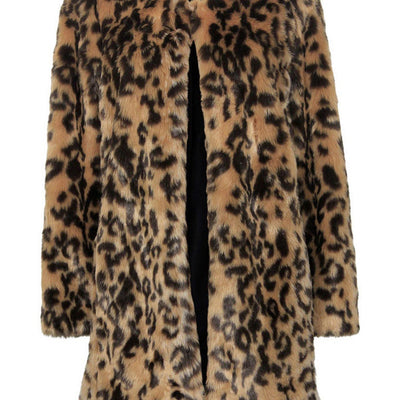 [TEST] Susie Print Faux Fur Coat