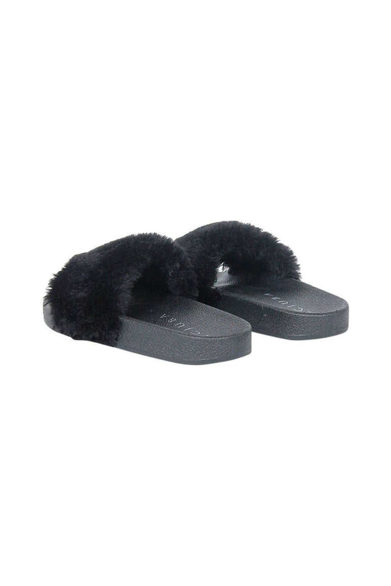 [TEST] Faux Fur Slides