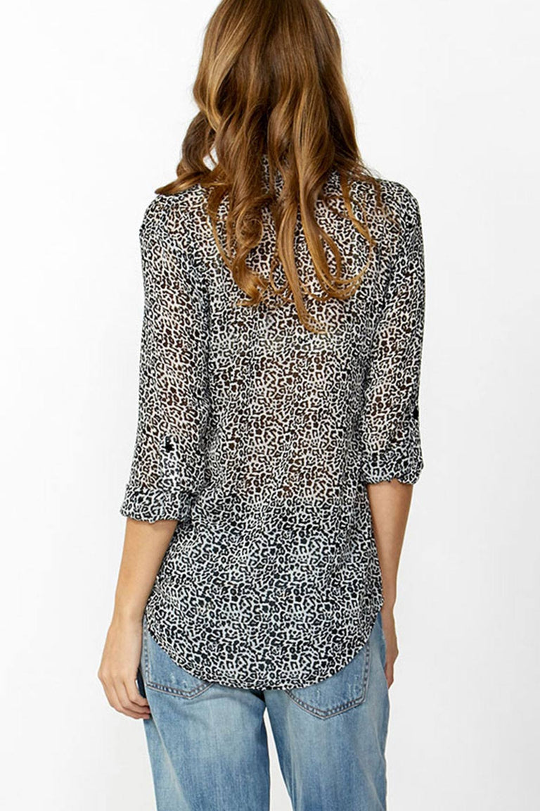 [TEST] Cyndi Print Button Shirt