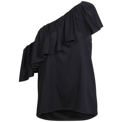 [TEST] Tegan Frill One Shoulder Top