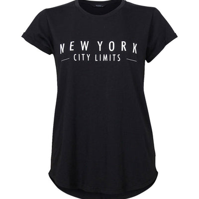 [TEST] O/E Venice Text Print Tee