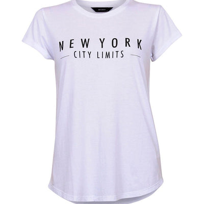 [TEST] O/E Venice Text Print Tee