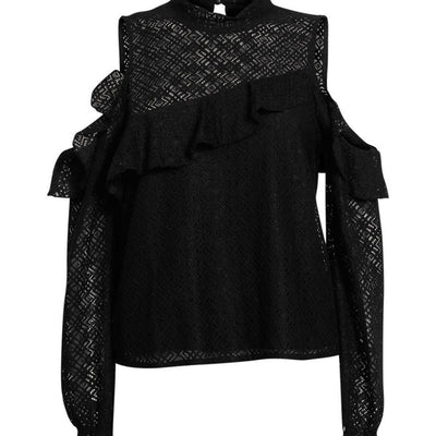 [TEST] Elyse Lace Cold Shoulder Top