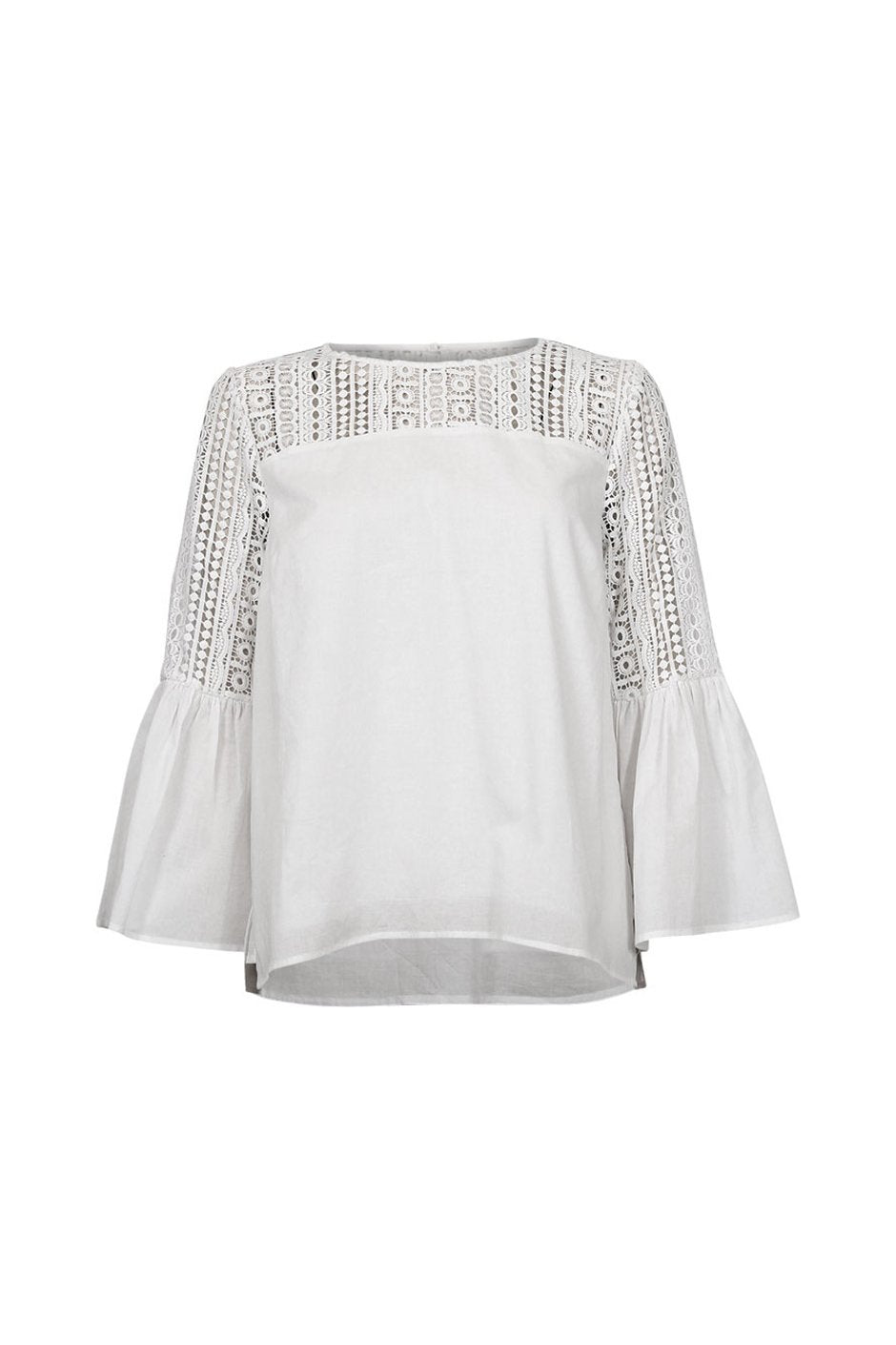 [TEST] Amy Lace Flared Sleeve Top