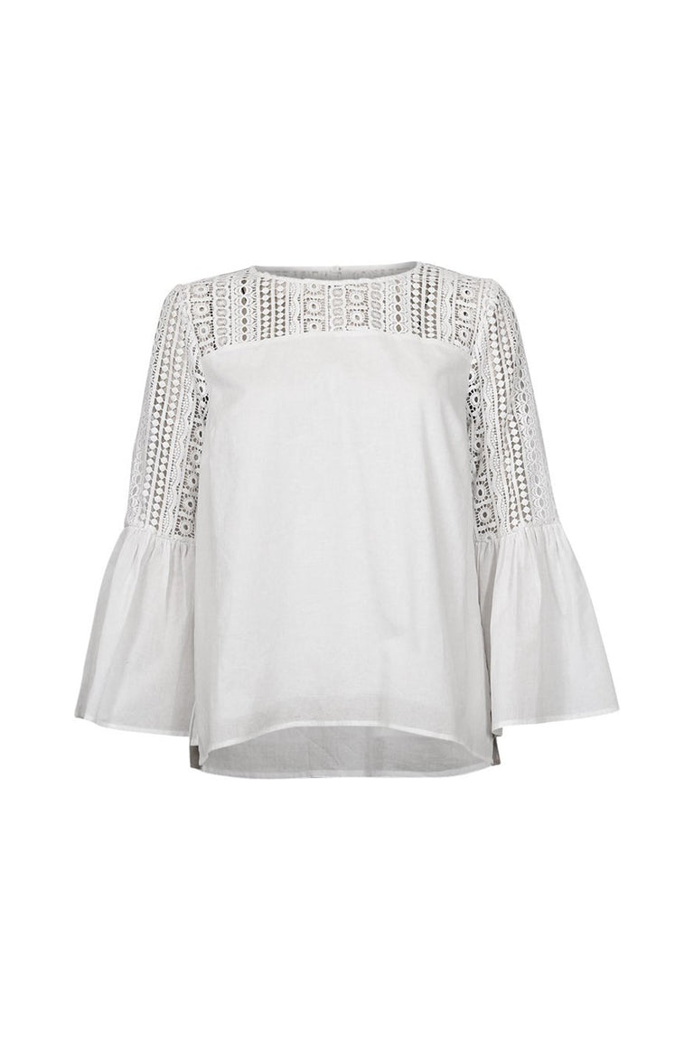 [TEST] Amy Lace Flared Sleeve Top