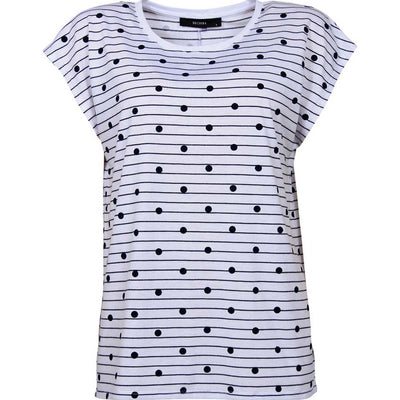 [TEST] Charlie Flocked Stripe Tee