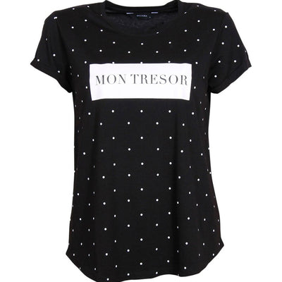 [TEST] Myah Spot Text Tee