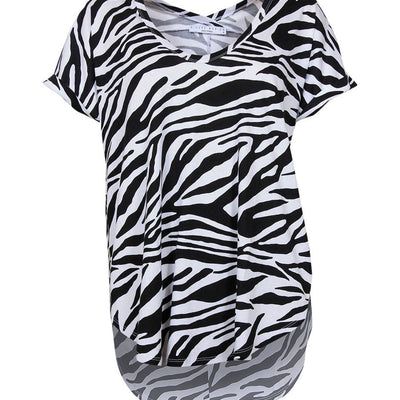 [TEST] Luxe Zebra Boyfriend Tee