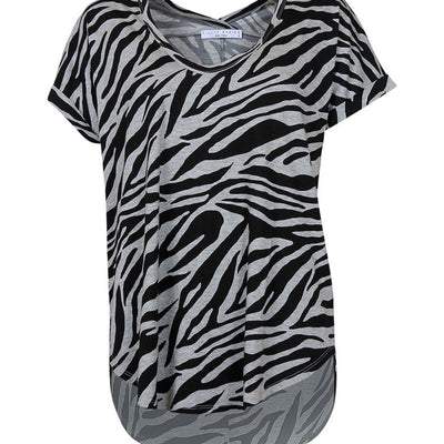 [TEST] Luxe Zebra Boyfriend Tee
