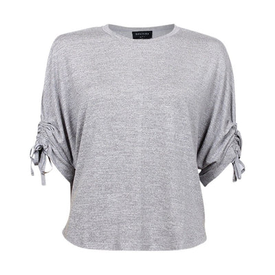 [TEST] Annabel Ruched Sleeve Tee