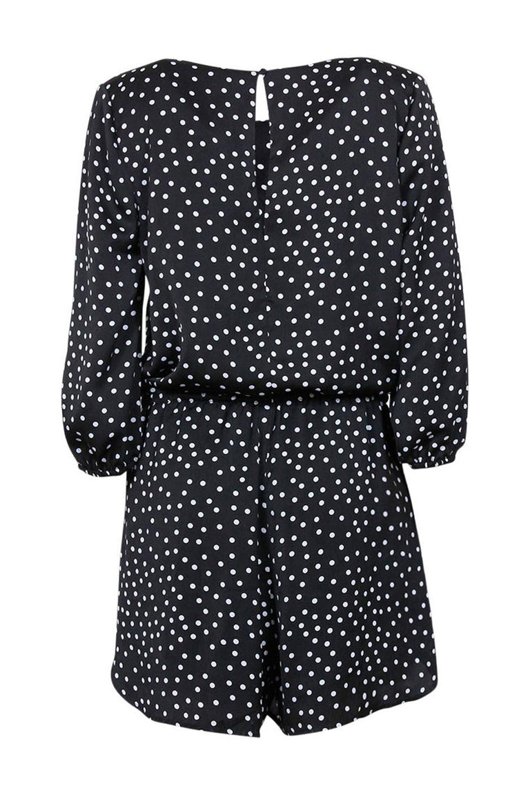 [TEST] Daphne Wrap Satin Playsuit