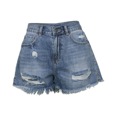 [TEST] Mya Distressed High Rise Short