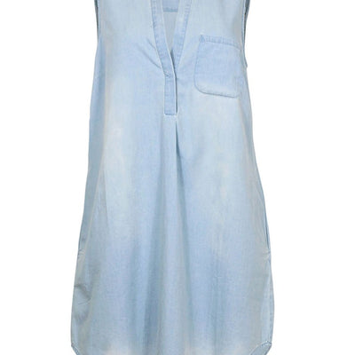 [TEST] Nadia Sleeveless Shirt Dress