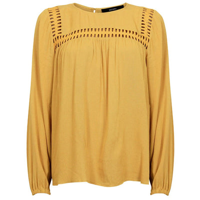 [TEST] Janelle Lace Trim Blouse