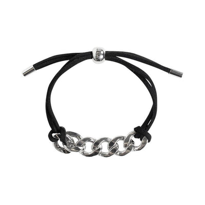 [TEST] Chain Link Suede Bracelet