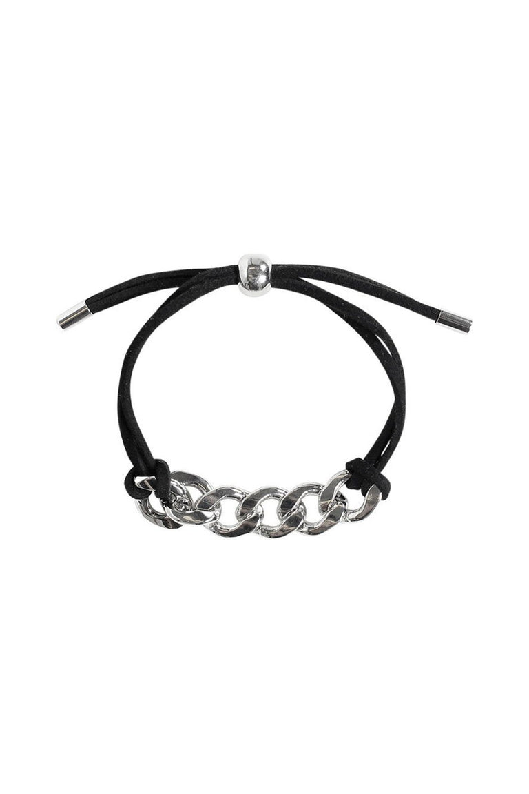 [TEST] Chain Link Suede Bracelet