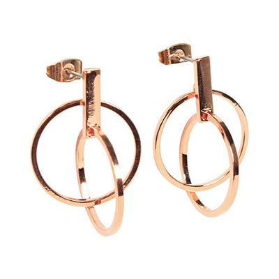 [TEST] Double Circle Earring