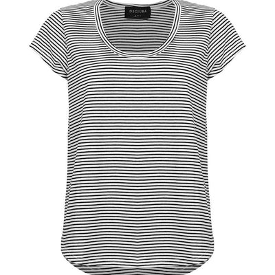 [TEST] Carrie Stripe Scoop Neck Tee