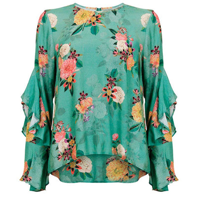 [TEST] Casey Ruffle Sleeve Top