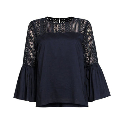 [TEST] O/E Amy Lace Flared Sleeve Top